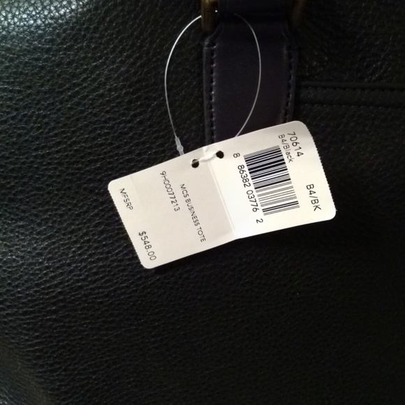 NWT COACH Black Tote Bag - Picture 3 of 8